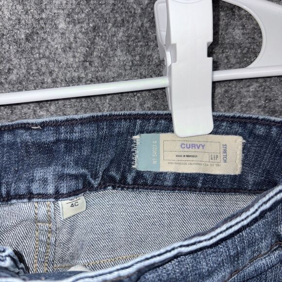 GAP Jeans Womens Size 4 Curvy Bootcut - Picture 3 of 9